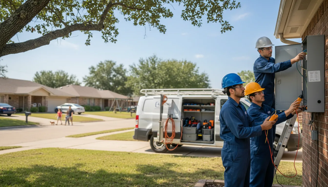 Certified electrician providing emergency electrical services in Coello, IL